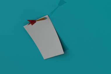 Beyaz kağıt ok vurmak