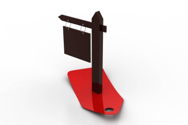 Fiyat etiketi ile Yön ok