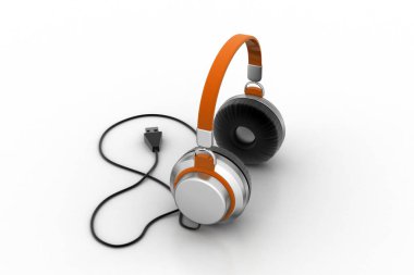 Kafa telefon kablosu ile