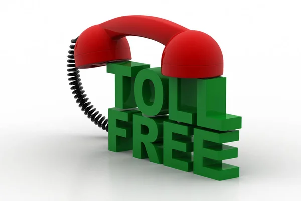 Toll free text with receiver