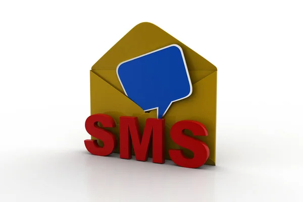 SMS dienstverleningsconcept — Stockfoto