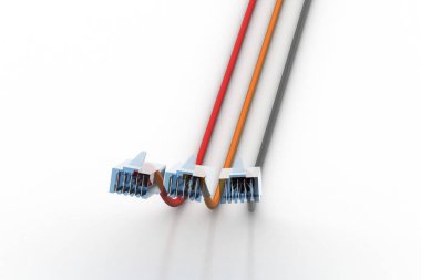 3D çizim telekomünikasyon kabloları 