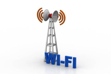 Wi-fi bağlantısı ile sinyal Kulesi