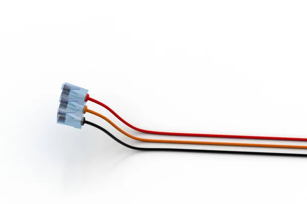 3D illustratie telecommunicatie kabels — Stockfoto