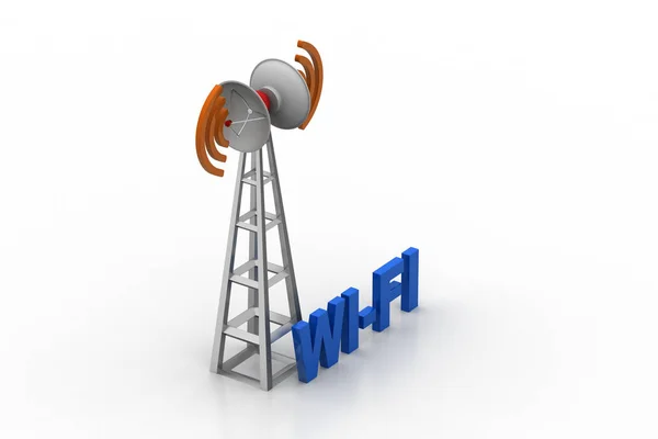 Torre de señal con conexión wi-fi — Foto de Stock