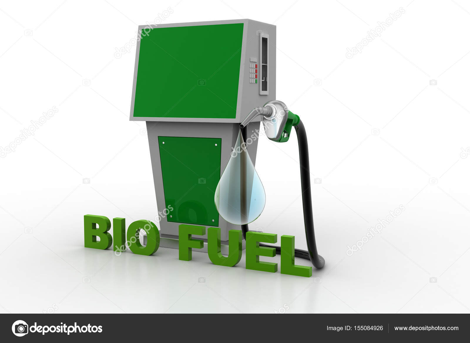 Bio fuel station with drop — Stock Photo © manojmadhu144@gmail.com ...