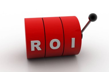 R O ben yatırım getirisini temsil eden mektuplar