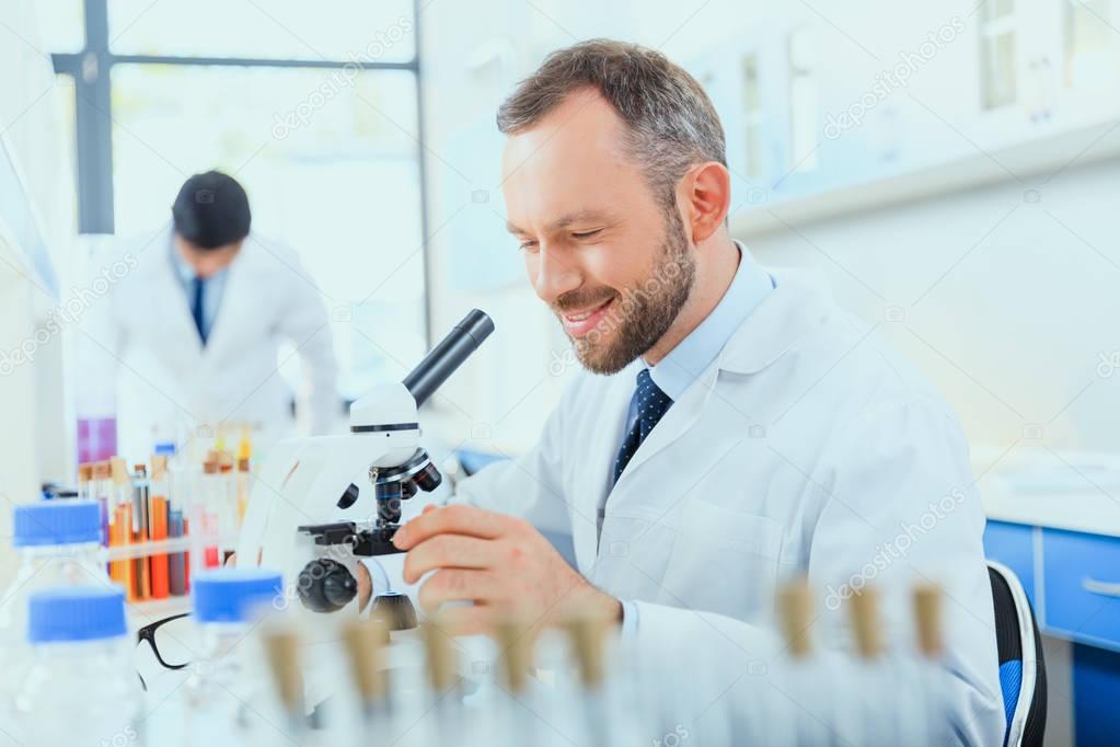 doctors working at testing laboratory