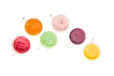 Fresh fruit smoothies  clipart