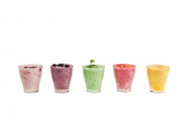 Fresh fruit smoothies  clipart