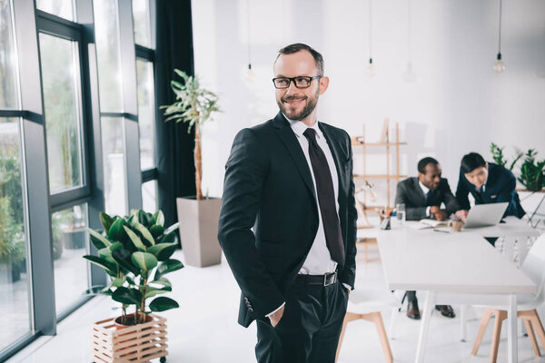 handsome young businessman