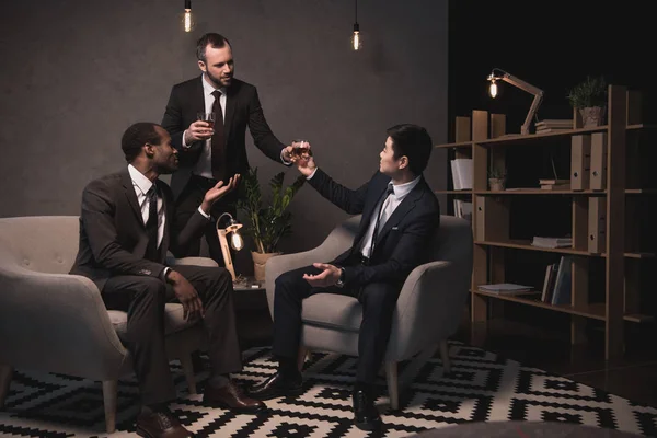 Group of multiethic businessmen — Stock Photo, Image