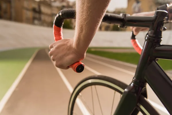 Fietser fietsten tijdens race — Stockfoto