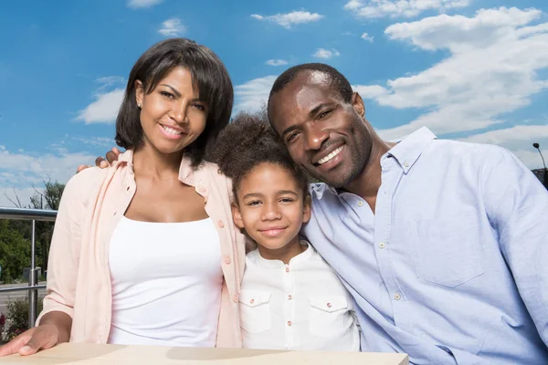 African-american family — Stock Photo