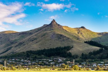 Mount Cavendish berrak gökyüzü gün, Christchurch, Yeni Zelanda