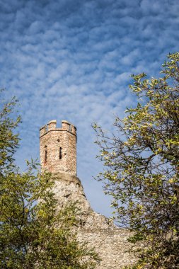 Kız Kulesi, hemen dışında Bratislava mavi Devin Castle 