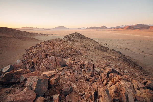 Rocky desert scene in the Namib-Naukluft desert just outside the Desert Homestead Lodge