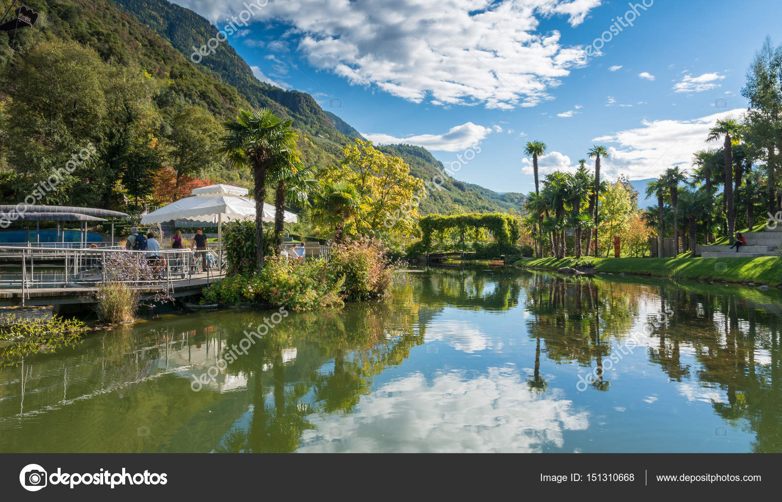Die Gärten Von Schloss Trauttmansdorff Meran Südtirol Italien Garten im Schloss Trauttmansdorff, Meran, Südtirol, Italien, Europa