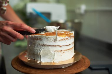 kek pişirme işlemi