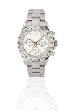 Lüks saat beyaz arkaplanda izole