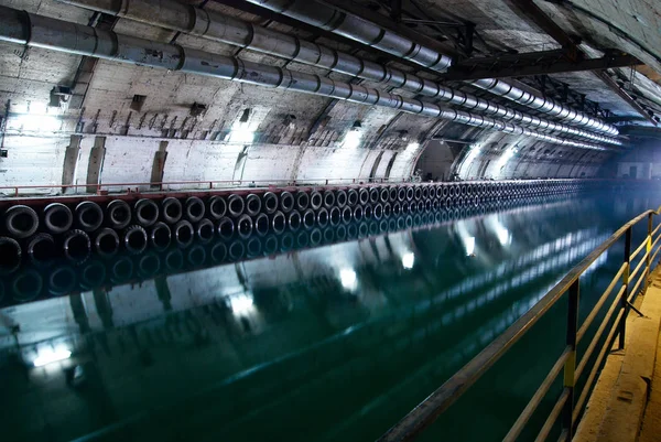 Abandoned underground tunnels and shelters — Stock Photo, Image