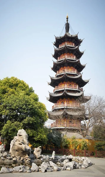 Old Longhua Pagoda Shanghai, China — Stock Photo, Image