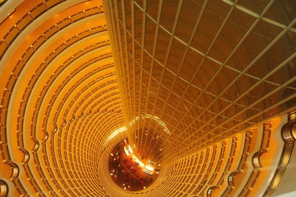 Shanghai- Jin Mao tower interior