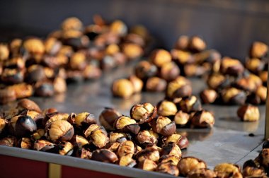 Kızarmış kestane Türk sokak gıda Cafe