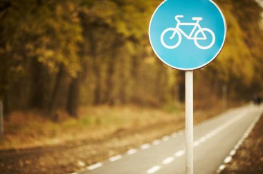 Bisiklet lane tabelada cycleway