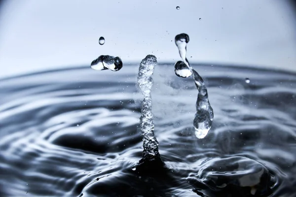 Water splash on blue background Stock Photo by ©sandsun 168346170