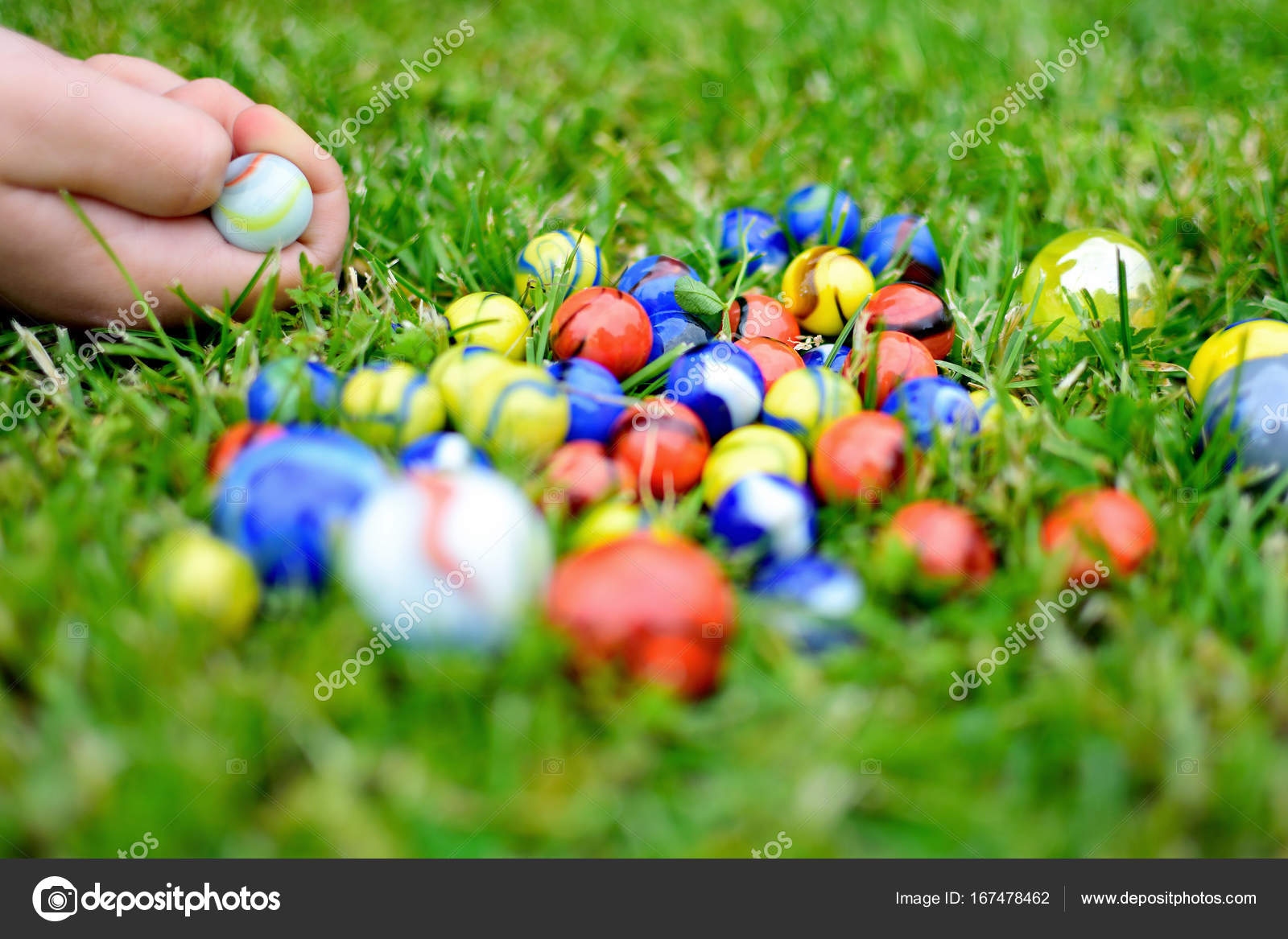 Playing With Marbles Stock Photo C Drobacphoto 167478462