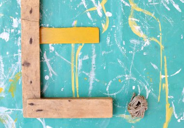 Vintage aksesuar arka plan