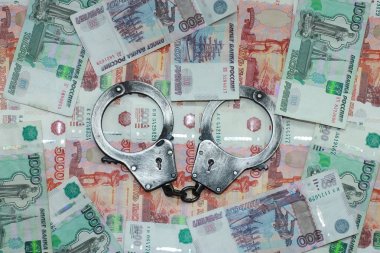 Suç, yolsuzluk, rüşvet, Rus para çelik kelepçeleri