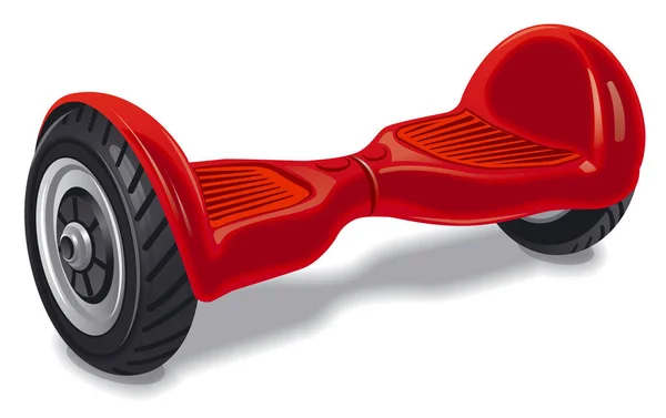 Red modern gyroboard — Stock Vector
