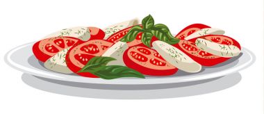 mozzarella salatası