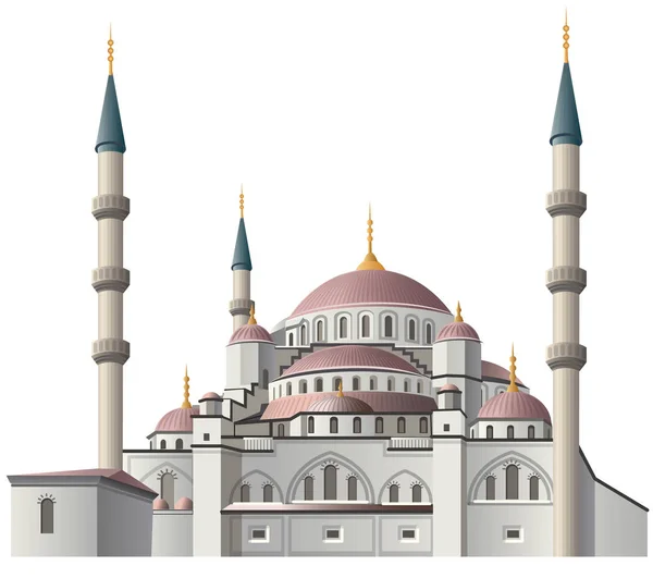 Mosquée à Istanbul — Image vectorielle