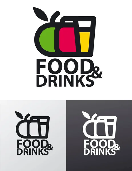 Food company logo — Stock Vector