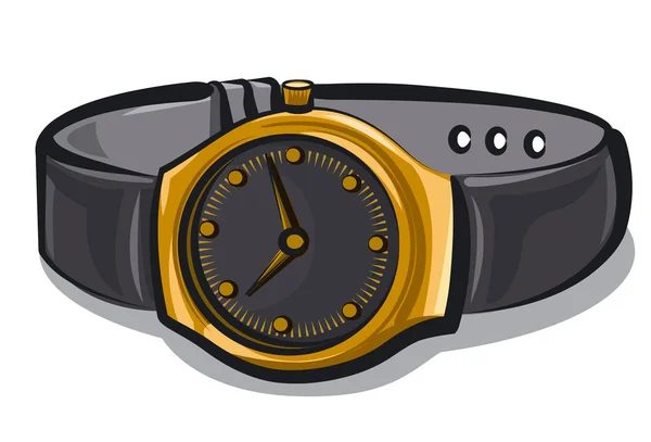 Gouden horloges — Stockvector