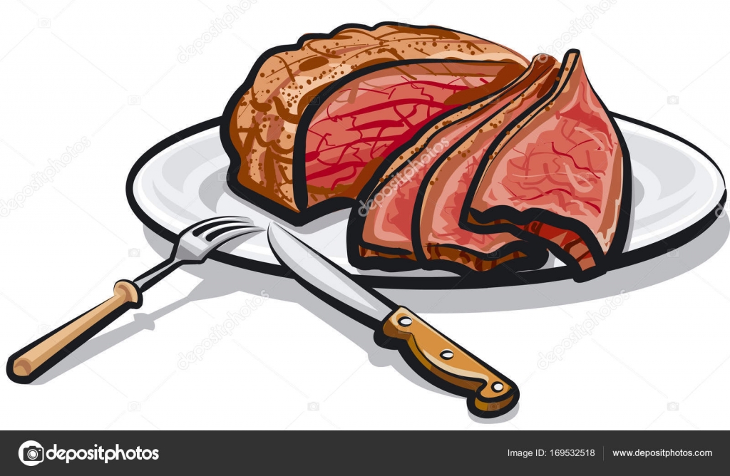 Roast Beef Dinner Clip Art