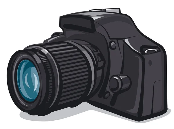 Professionele fotocamera — Stockvector