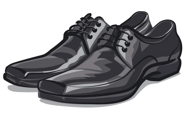 古典的な男性靴 — ストックベクタ