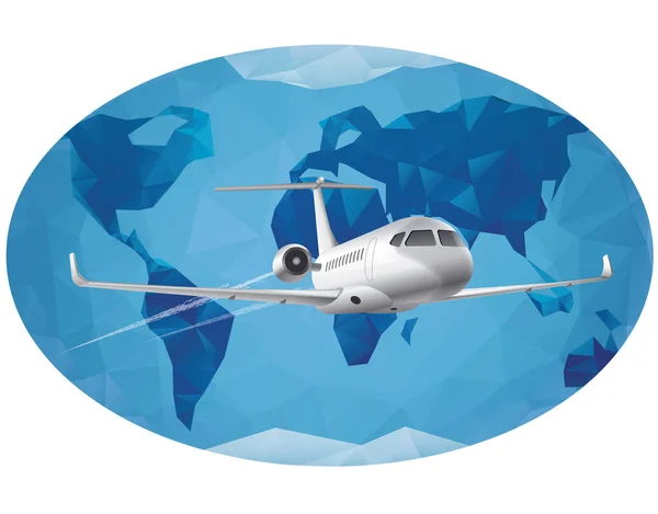 World air journey — Stock Vector