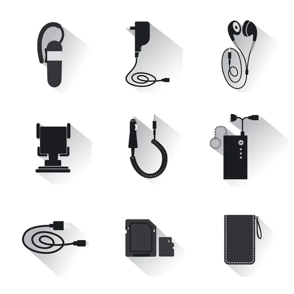 Accessoires mobiles — Image vectorielle