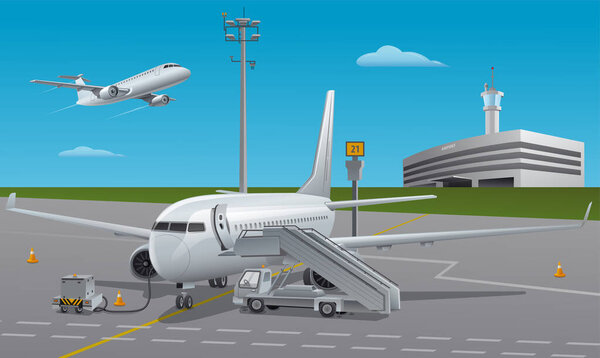 jet passenger airplane