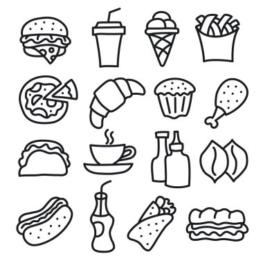Fast Food simgeleri