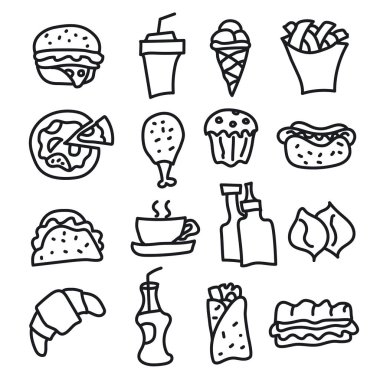 Fast Food simgeleri