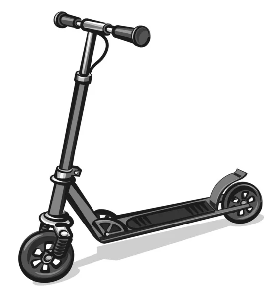 Electrical scooter — Stock Vector