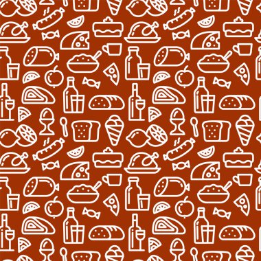 meal seamless pattern