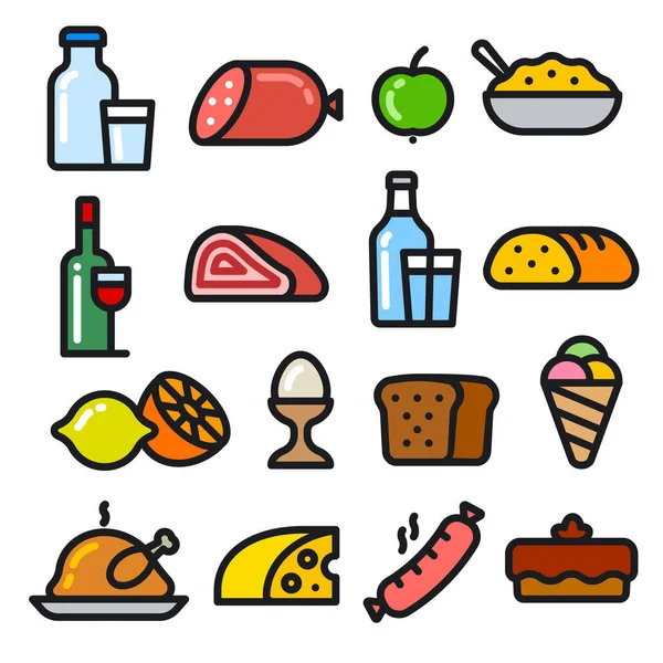 Харчування іконки — стоковий вектор