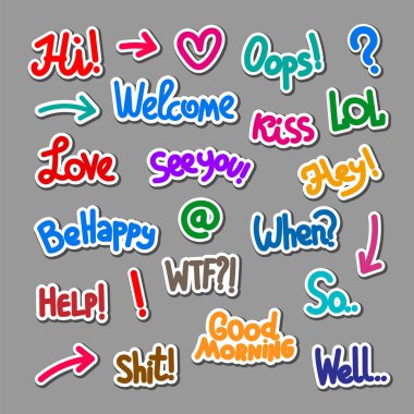 Renkli konuşma etiketleri